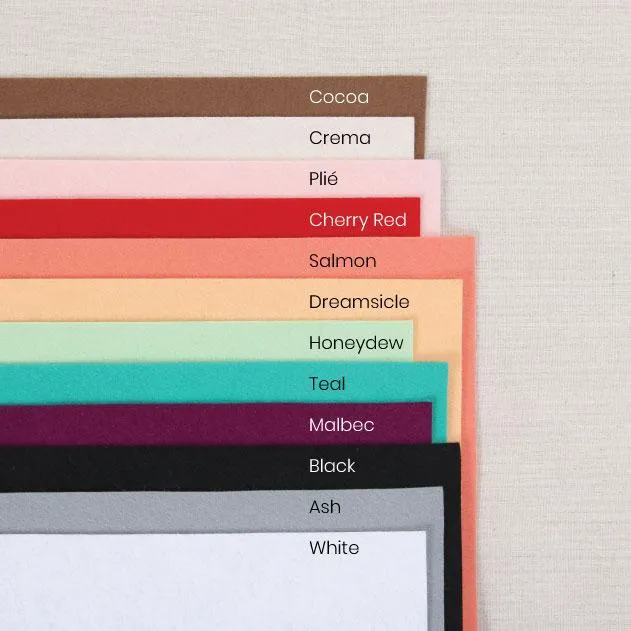 Cocoa Pure Wool Felt
