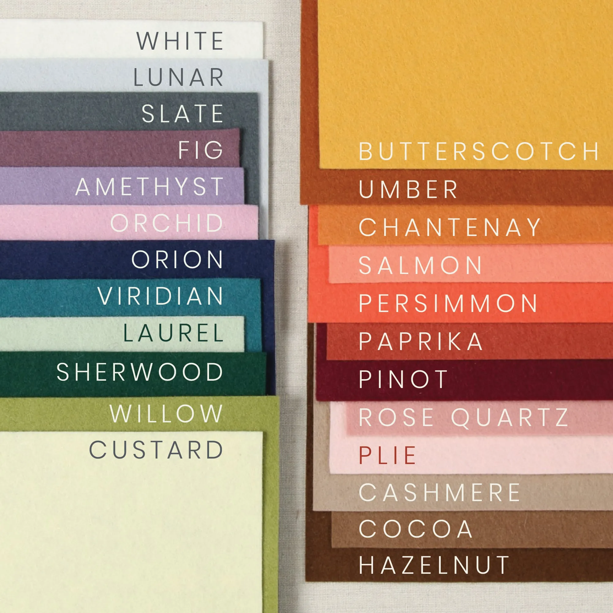 Cocoa Pure Wool Felt