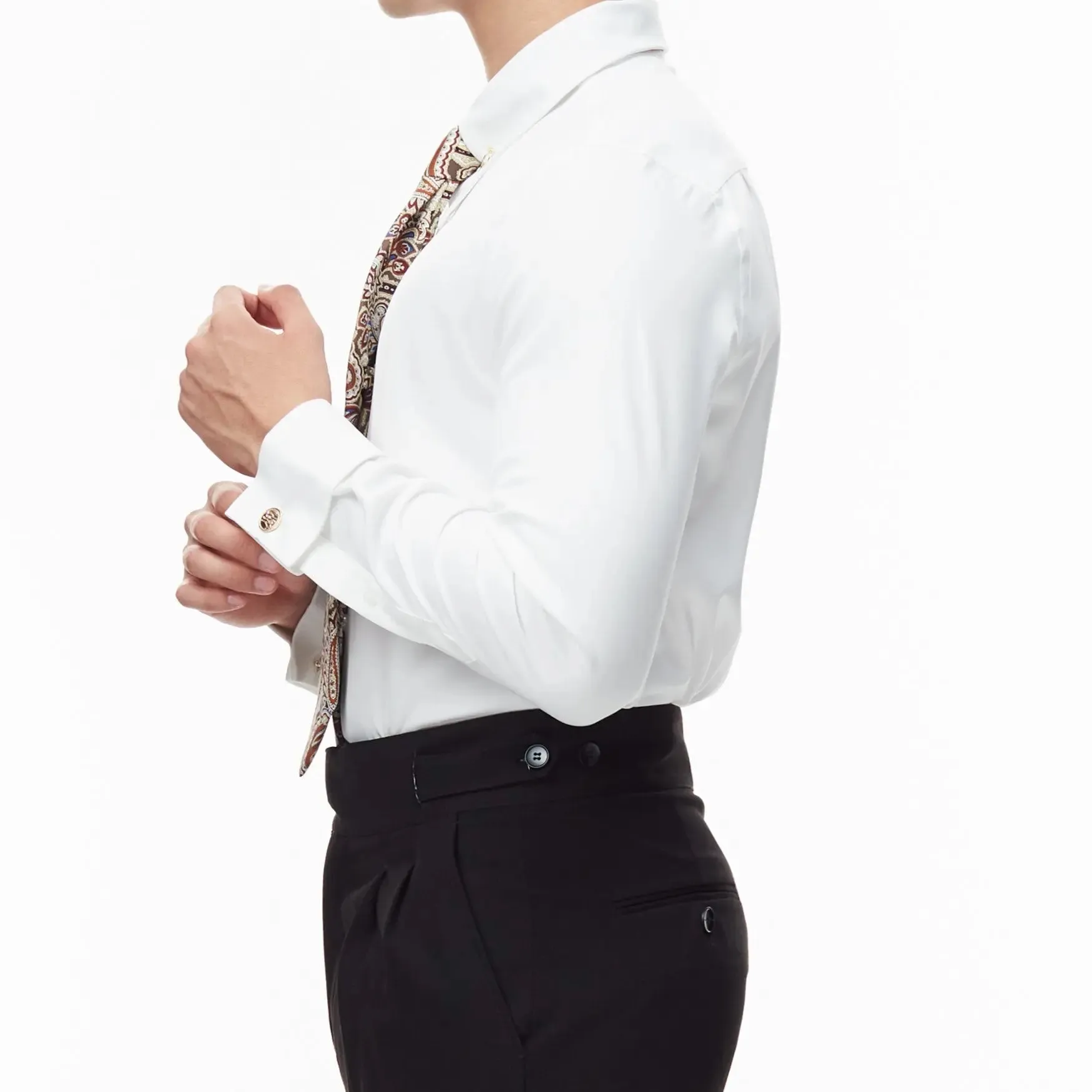 Collar Pin Formal Shirt (Cufflinks) - Cross & Crown