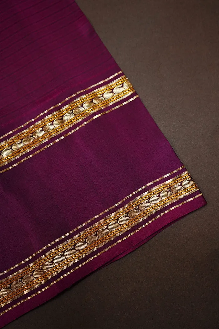 COUNTY GREEN WITH SEAL BROWN PURE KANCHIVARAM SILK SAREE