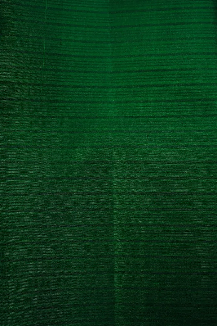 COUNTY GREEN WITH SEAL BROWN PURE KANCHIVARAM SILK SAREE