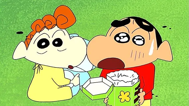 Crayon Shin-chan snack Chocobi waist pack fanny pack bum bag green