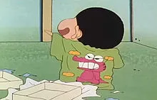 Crayon Shin-chan snack Chocobi waist pack fanny pack bum bag green