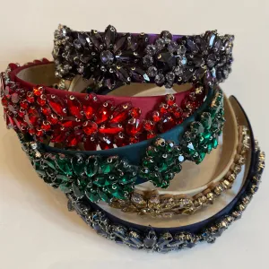 Diamante and Satin - Red