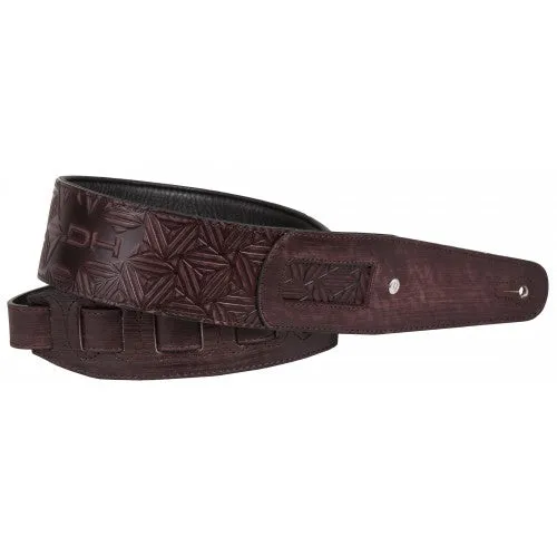 DieHard DHSTRAP600BW SUPERB Italian Leather Padded Guitar Strap - Brown
