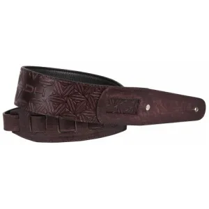 DieHard DHSTRAP600BW SUPERB Italian Leather Padded Guitar Strap - Brown