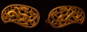 Dragon Clasp, round, openwork - Z-49