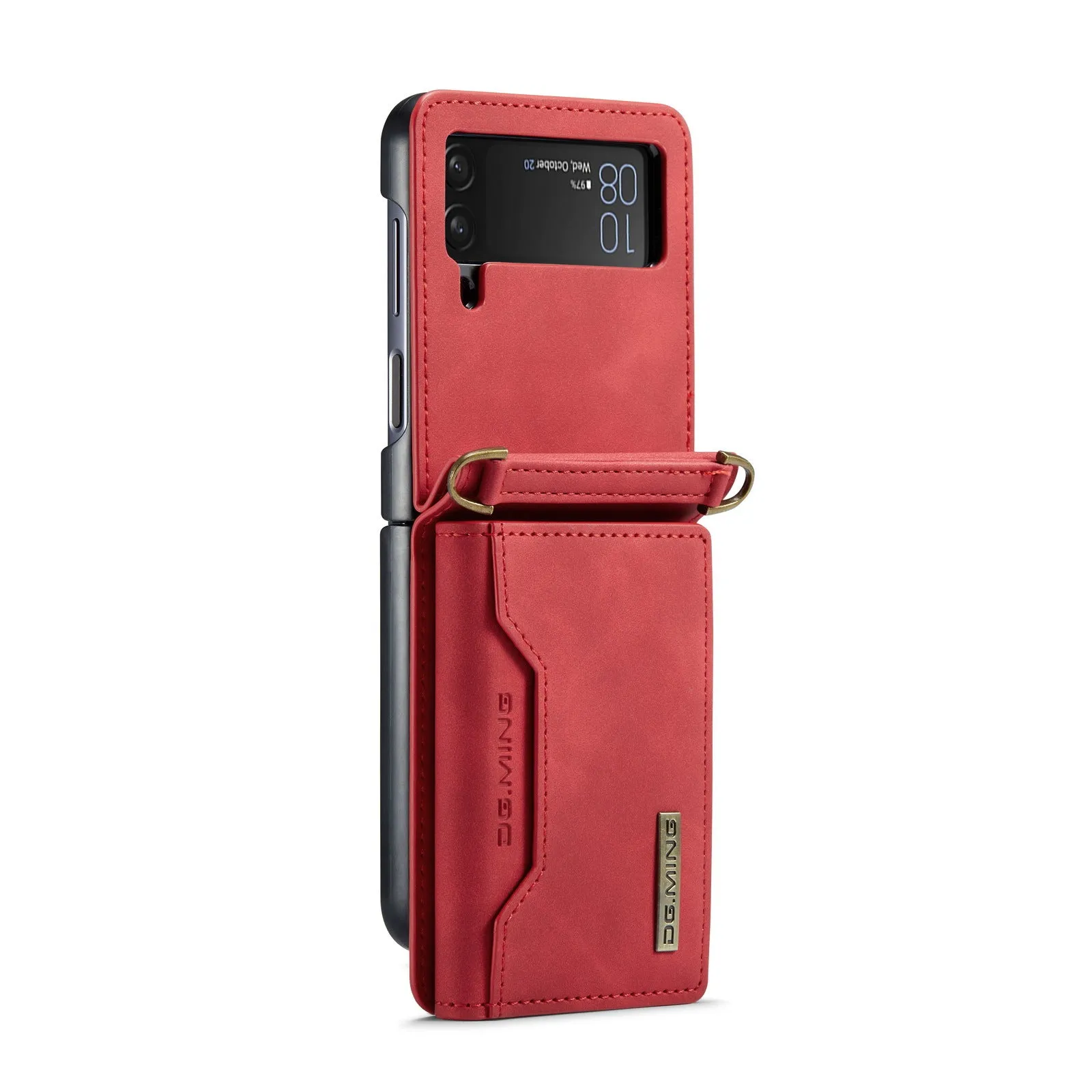 Drop Protection Leather Wallet Case For Samsung Galaxy Z Flip 5 4