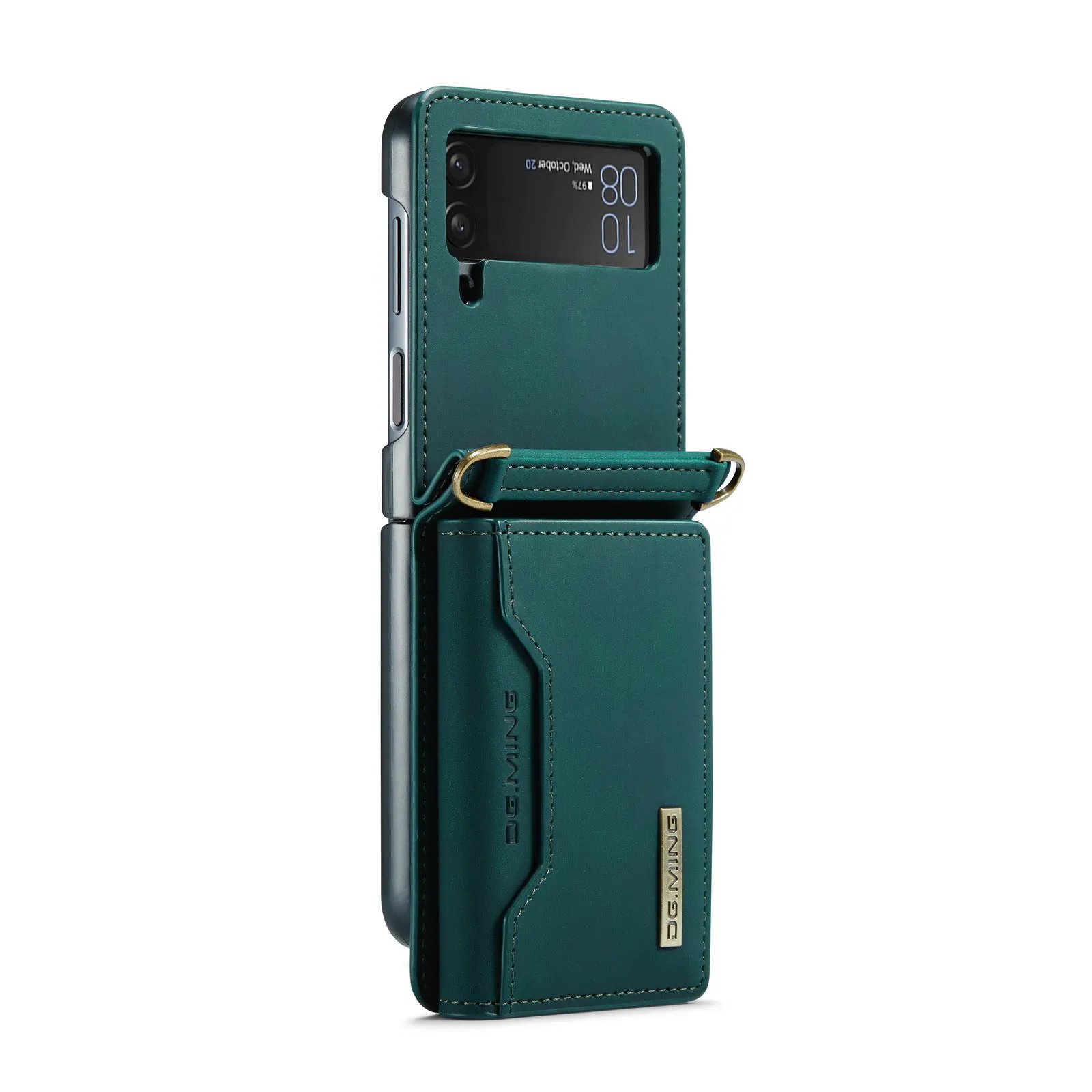 Drop Protection Leather Wallet Case For Samsung Galaxy Z Flip 5 4
