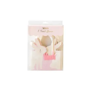 Easter Bunny Treat Paper Baskets- 8pk