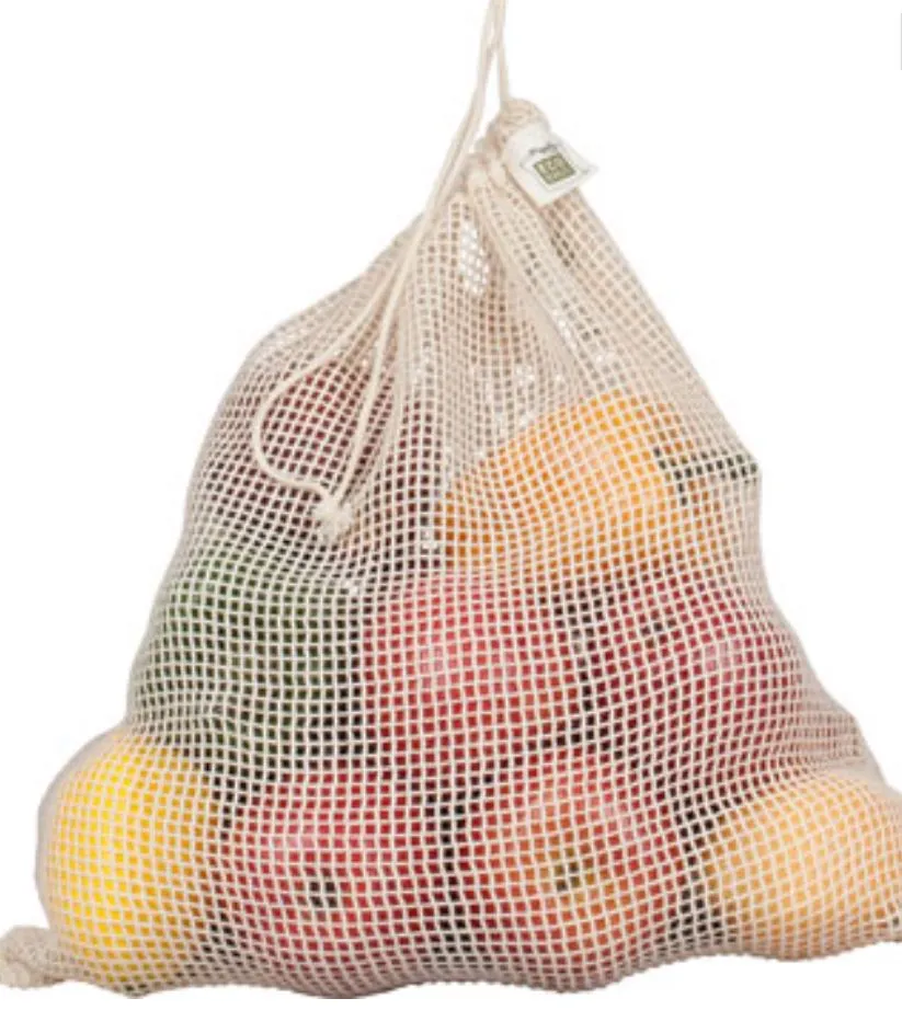 ECOBAGS® Organic Cotton Reusable Produce Bag- Natural