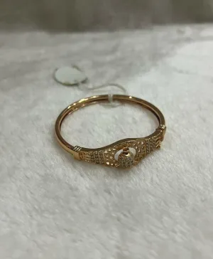 Elegant Golden Lock Kara Bracelet