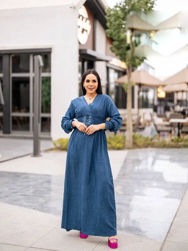 Elegant linen dress