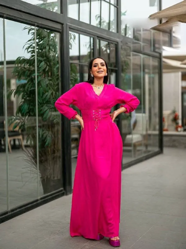 Elegant linen dress