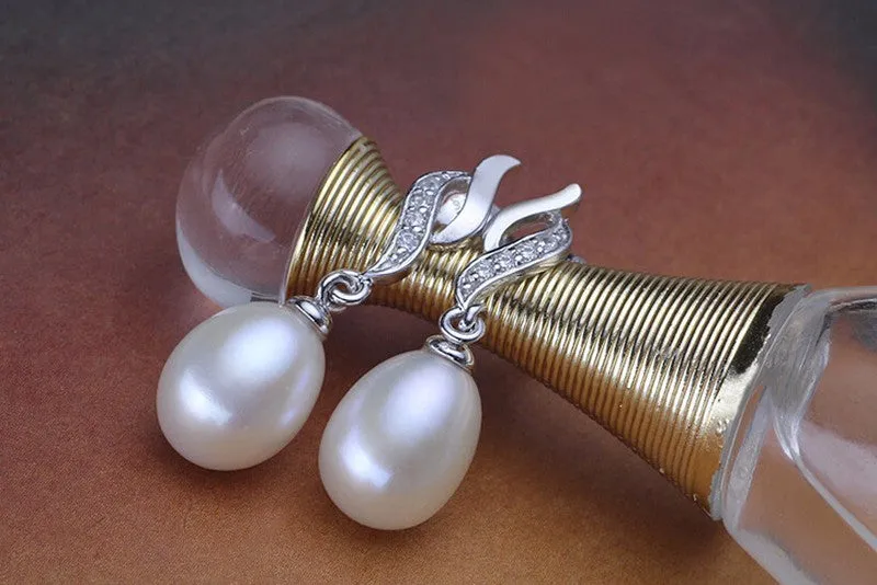 Elegant Pearl Drop Earrings