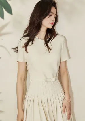 Elegant pleats dress