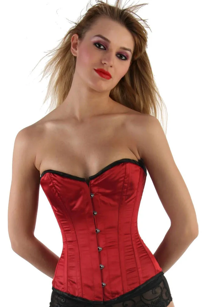 ELEGANT RED SATIN