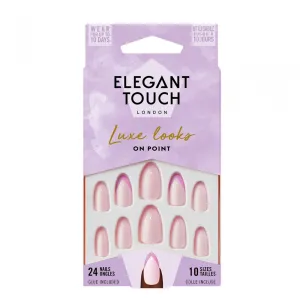 Elegant Touch Luxe Looks Nails On Point, including 24 nails and glue