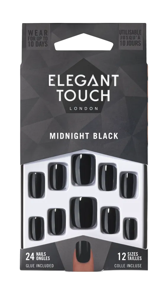 Elegant Touch Nails Midnight Black