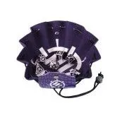 Enhance: 7-Set Enamel Dice w/ Pouch - Purple