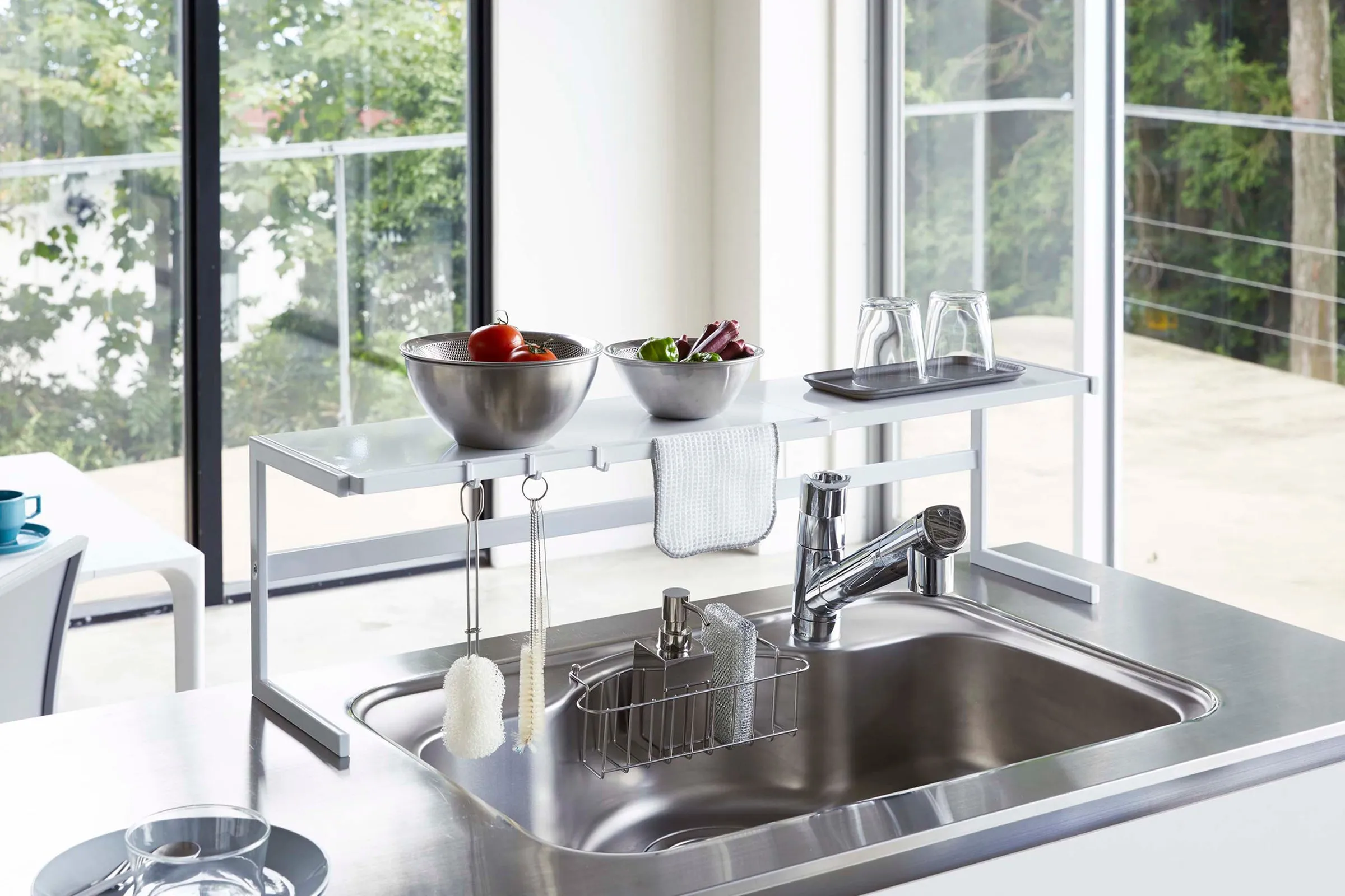 Expandable Countertop Shelf - Steel