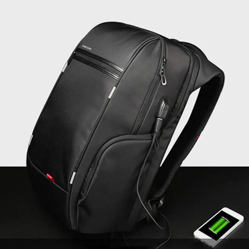 Extra Large Laptop Backpack College Business Computer Backpack with USB Charging Port