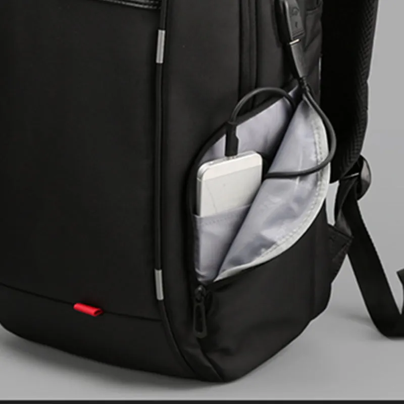 Extra Large Laptop Backpack College Business Computer Backpack with USB Charging Port