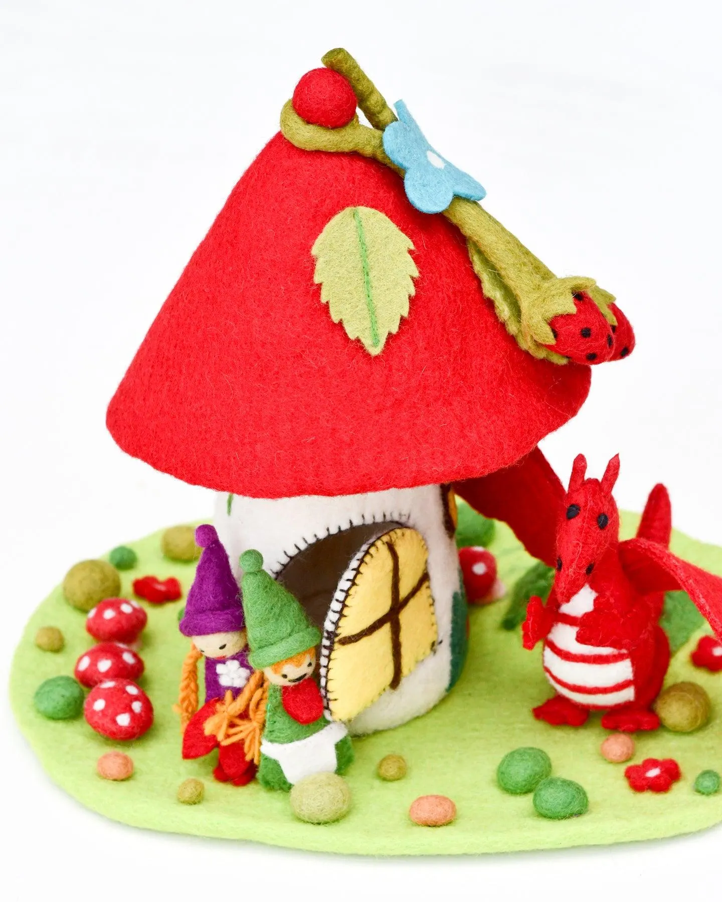 Fairies and Gnomes House - Red Roof