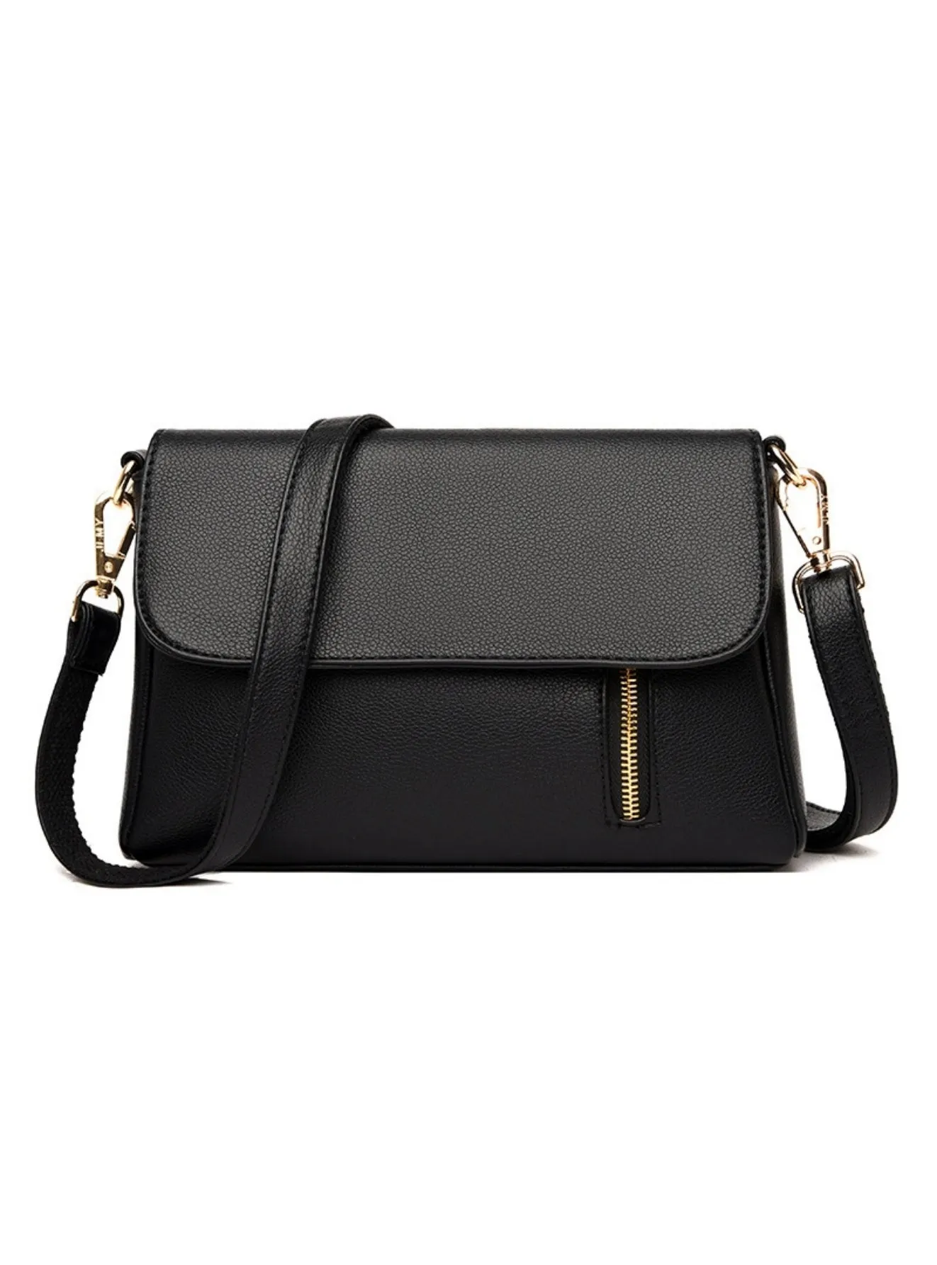 Fashion Solid Color Slung Shoulder Bag