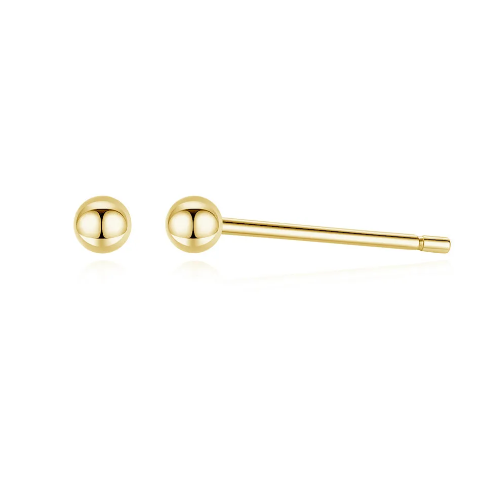 FE0005 925 Sterling Silver Ball Stud Earrings