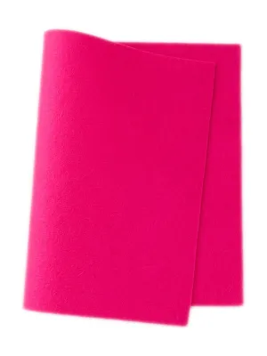 Felt ~ 100% Wool ~ 1-1.2mm thick ~ Fuchsia ~ Colour 590