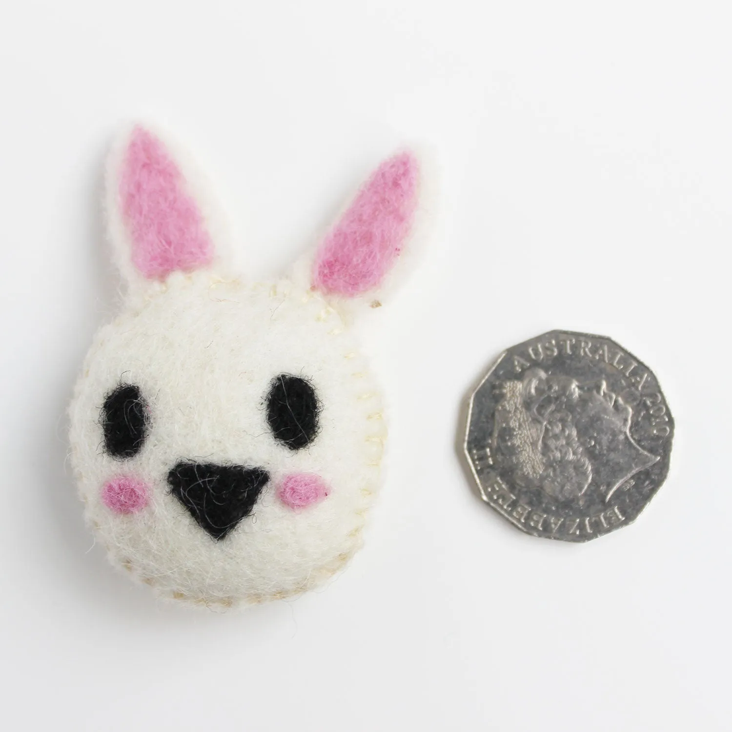 Felt Animal Head Babiti Bunny Rabbit