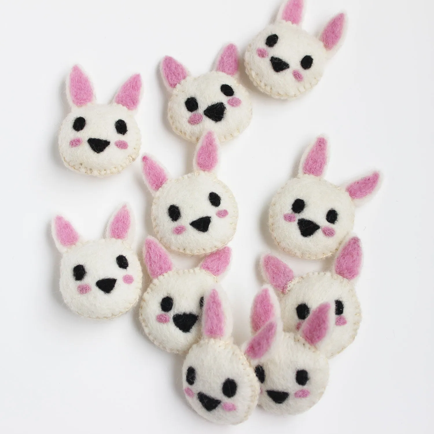 Felt Animal Head Babiti Bunny Rabbit