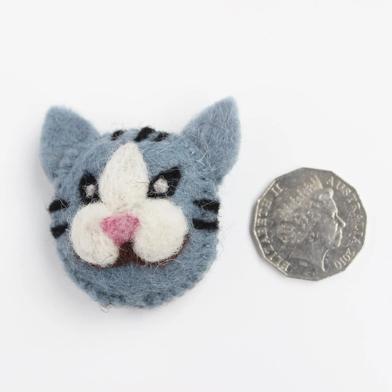 Felt Animal Head Cleo The Cat