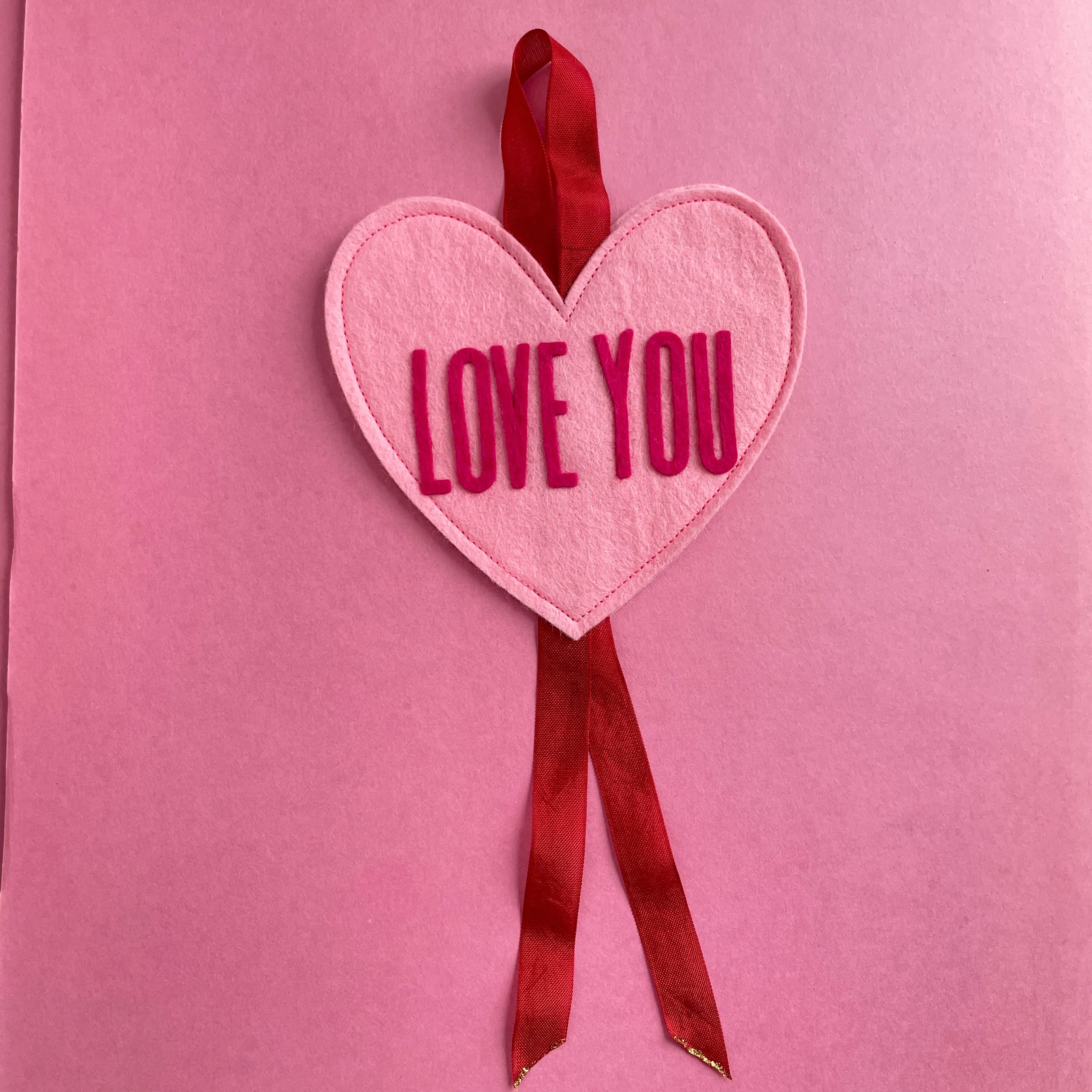 Felt Candy-Style Valentine