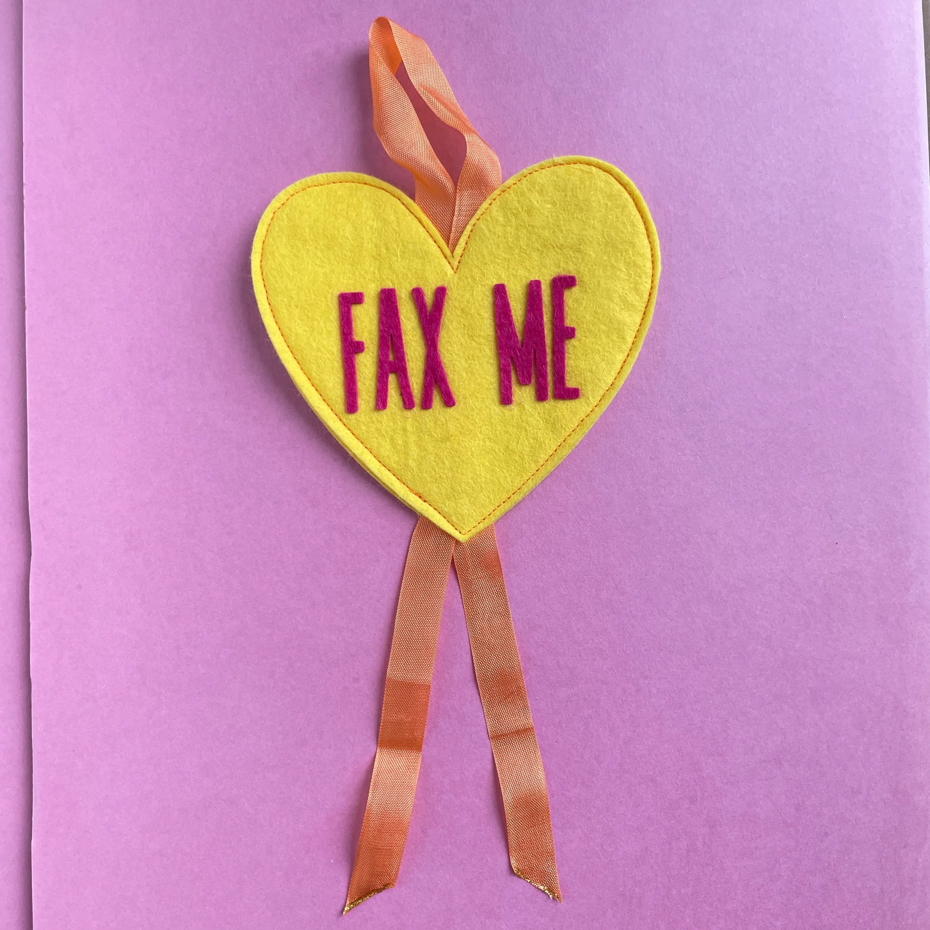 Felt Candy-Style Valentine