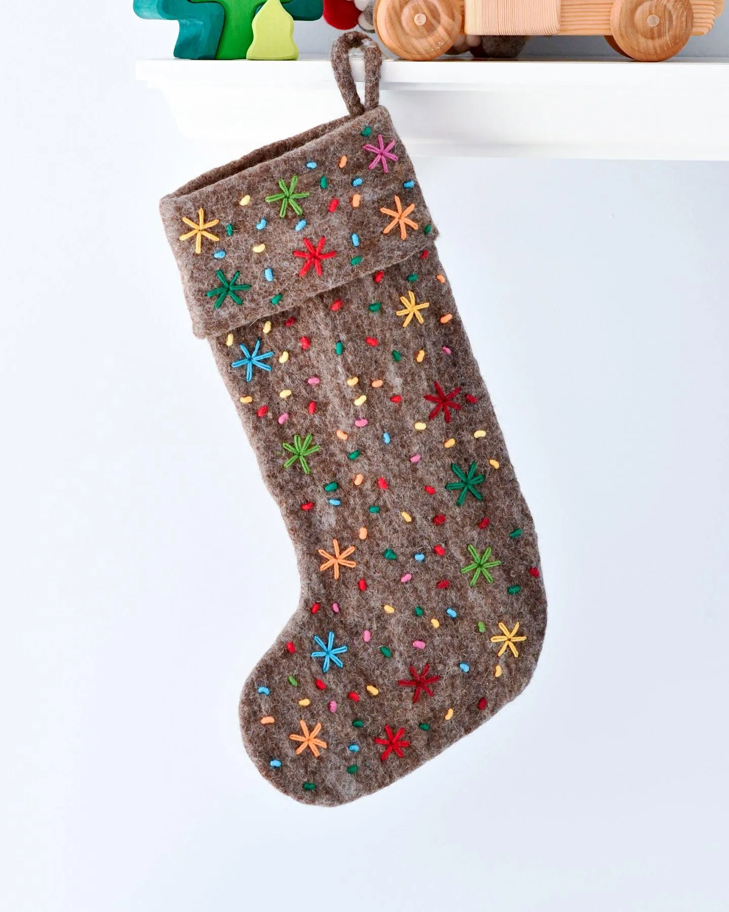 Felt Christmas Stocking - Celebrations