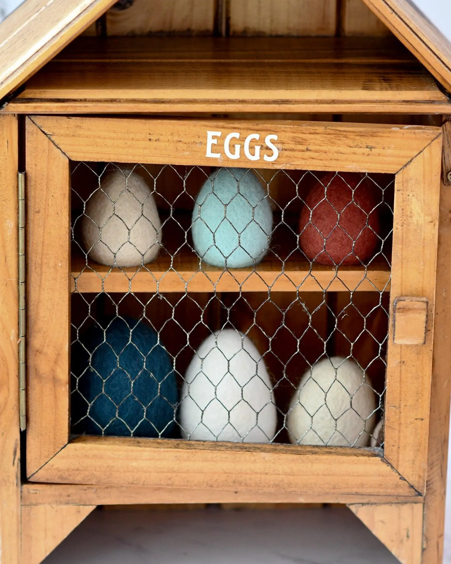 Felt Eggs (7 types of poultry eggs)