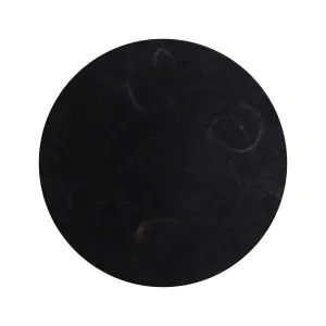 Felt Flowers - Blossom Medium (3.5cm) - Black