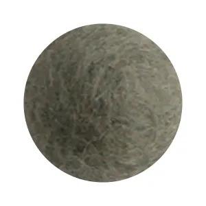 Felt Flowers - Blossom Medium (3.5cm) - Green (Grey-Green)