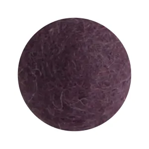 Felt Flowers - Blossom Small (3.5cm) - Purple (Deep Lavender)