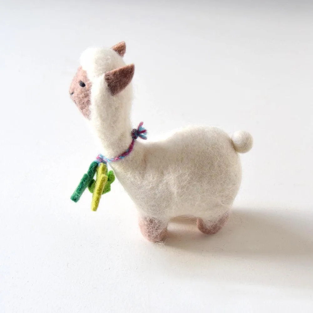 Felt Llama Toy - Medium