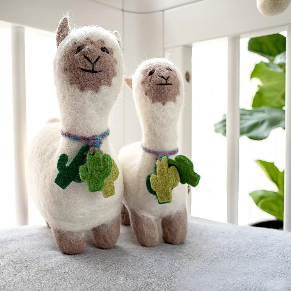 Felt Llama Toy - Medium