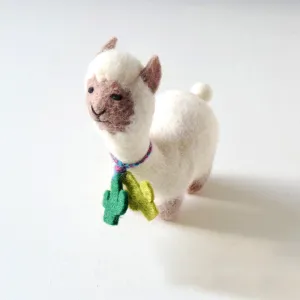 Felt Llama Toy - Medium