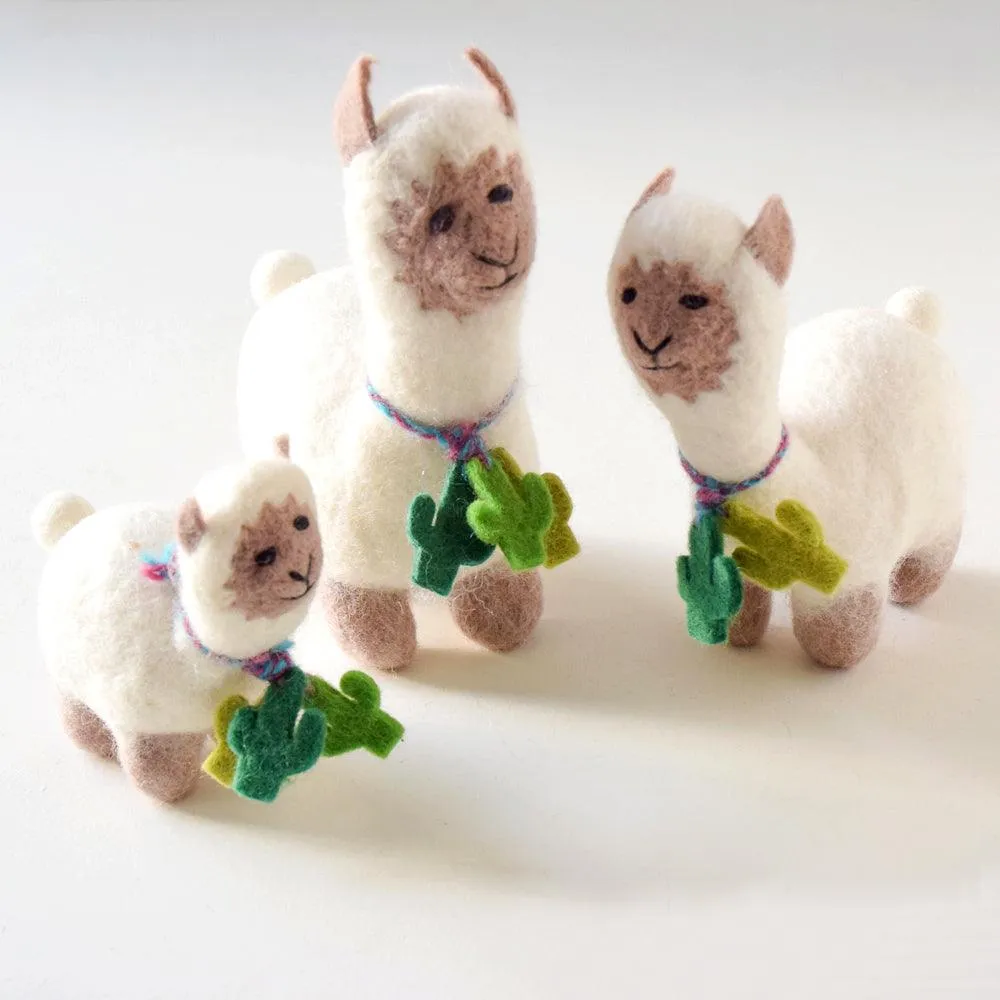 Felt Llama Toy - Small