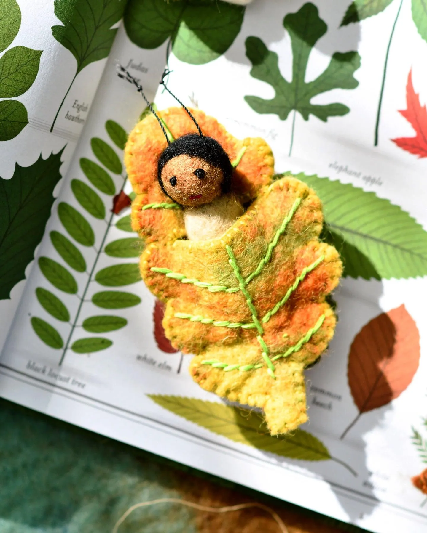 Felt Oak Leaf Baby