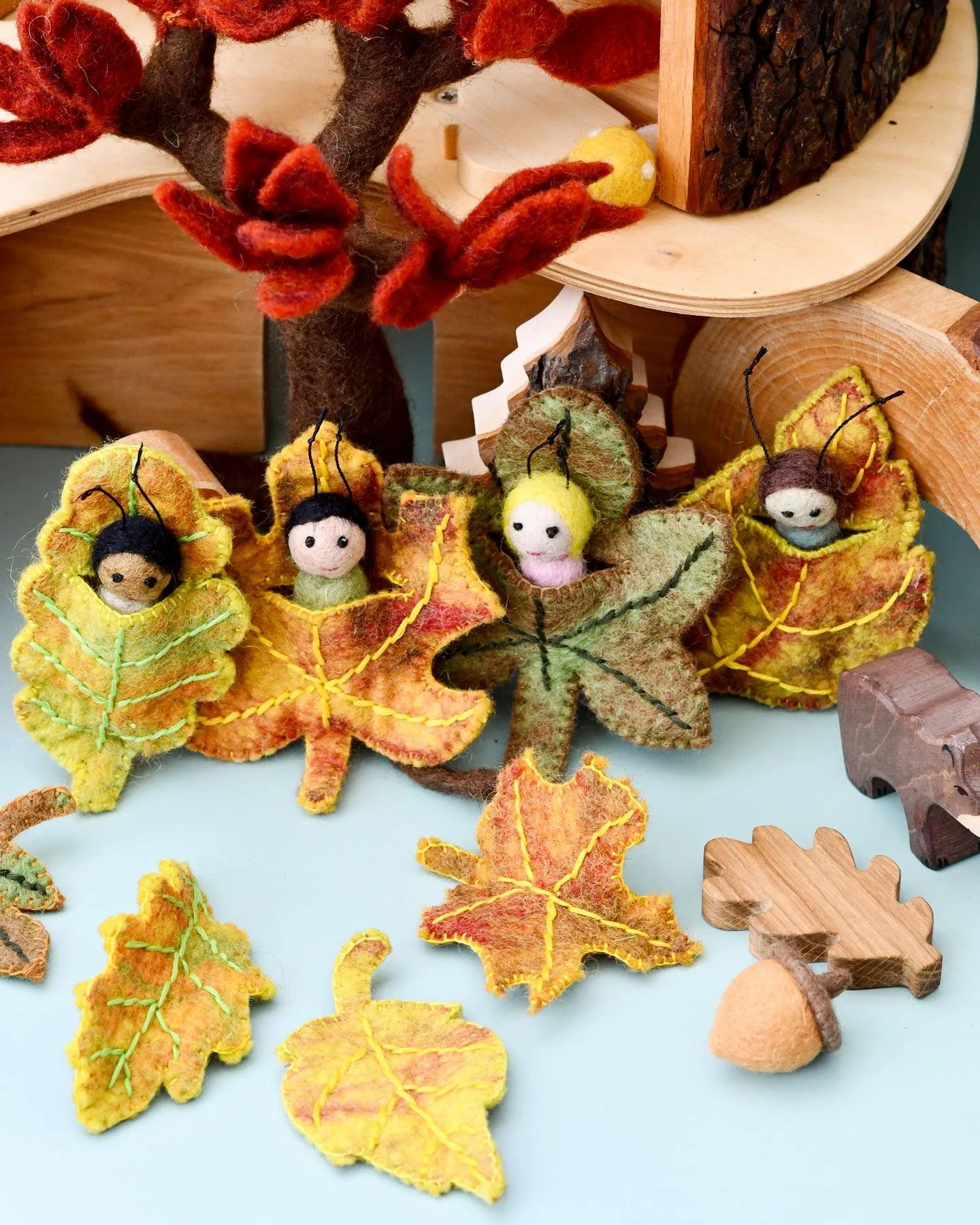 Felt Oak Leaf Baby