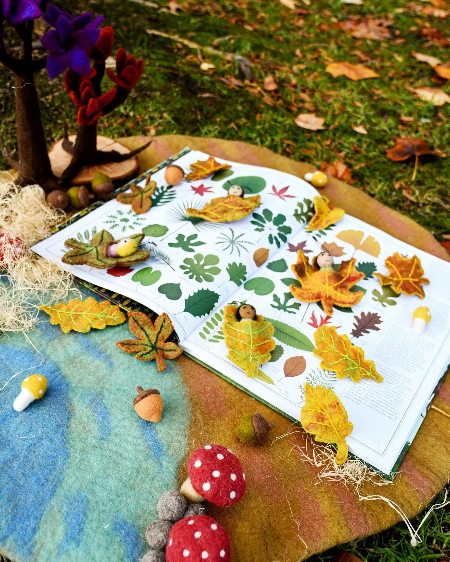 Felt Oak Leaf Baby
