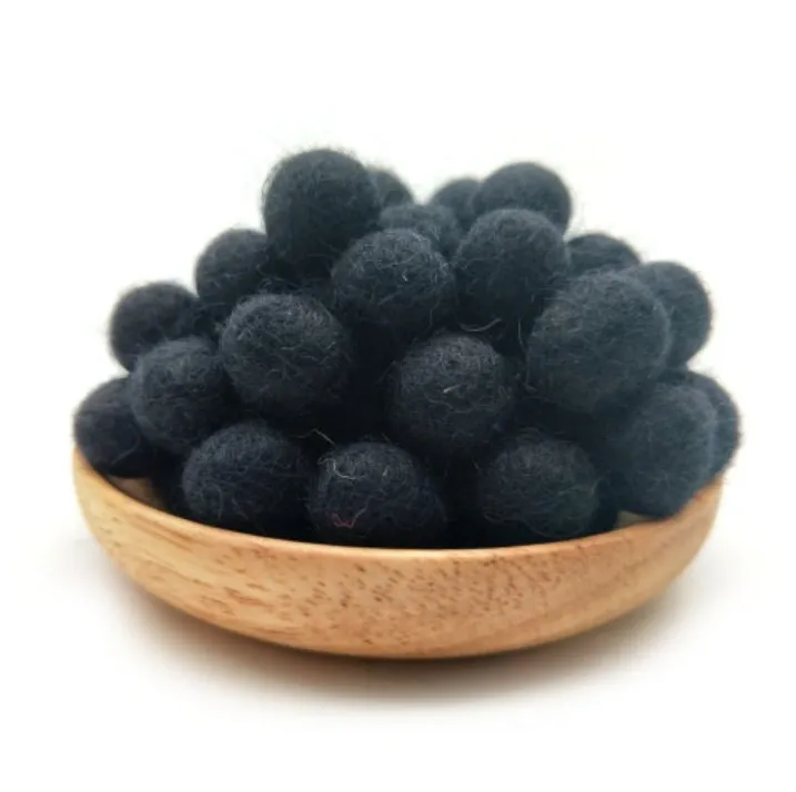 Felt Pom Poms Wholesale - Rainbow Wool Felt Pompoms Wholesale - DIY Loose Felt Ball Garland - Wool Felt Balls - Choose Color Quantity