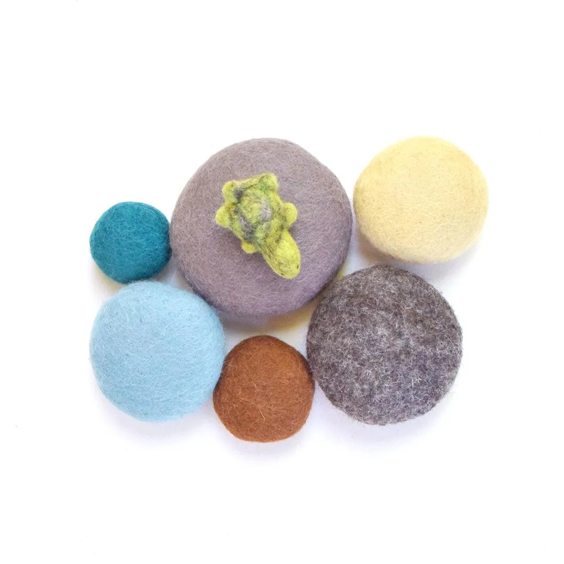 Felt Sensory Stacking Stones - Beach